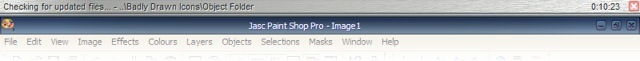 Screenshot of ‘backup bar’